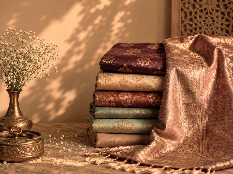 The Timeless Beauty of Traditional Varanasi Fabrics: A Legacy Woven into Every Thread