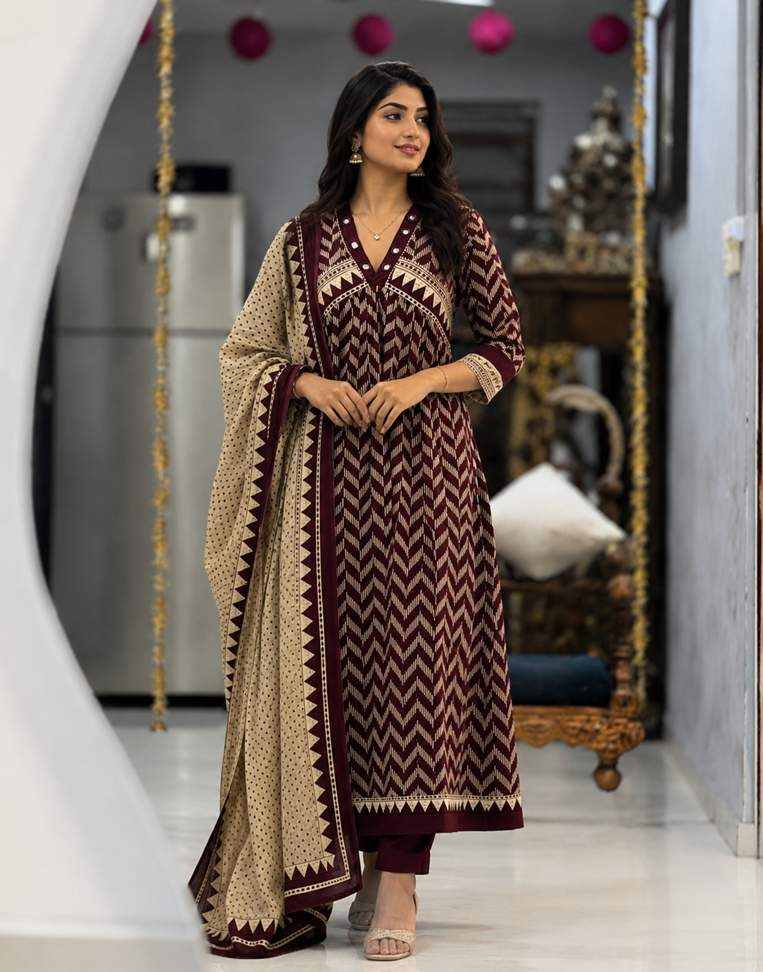 Cotton Kurta Set