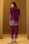 Maroon Floral Co-Ord Set