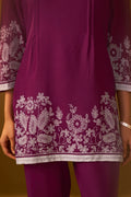 Maroon Floral Co-Ord Set