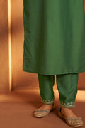 Emerald Green Chanderi Kurta Set