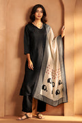 Noir Black Kurta Set