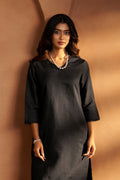 Noir Black Kurta Set