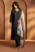 Noir Black Kurta Set