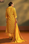 Mustard Flared Kurta Set
