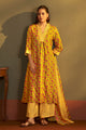 Mustard Flared Kurta Set