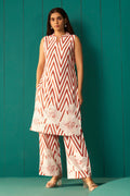 Ivory Printed Cotton Co-Ord Set