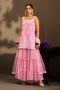 Rose Pink Sharara Kurta Set
