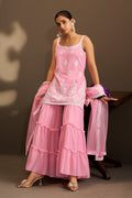Rose Pink Sharara Kurta Set