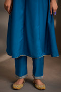 Sapphire Blue Anarkali Kurta Set