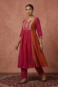 Blush Anarkali Kurta Set