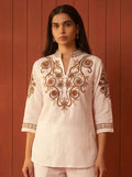 Ivory Threadwork Co-Ord Set - NIHARA (View 2)