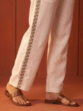 Ivory Threadwork Co-Ord Set - NIHARA (View 3)