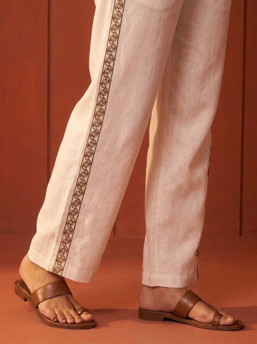 Ivory Threadwork Co-Ord Set - NIHARA (View 3)