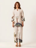 Off-White Cotton Co-Ord Set - NIHARA (View 6)
