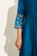 Sapphire Blue Anarkali Kurta Set - NIHARA (View 7)