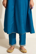 Sapphire Blue Anarkali Kurta Set - NIHARA (View 8)