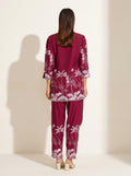 Ruby Floral Co-Ord Set - NIHARA (View 3)