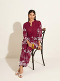 Ruby Floral Co-Ord Set - NIHARA (View 4)