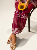 Ruby Floral Co-Ord Set - NIHARA (View 7)