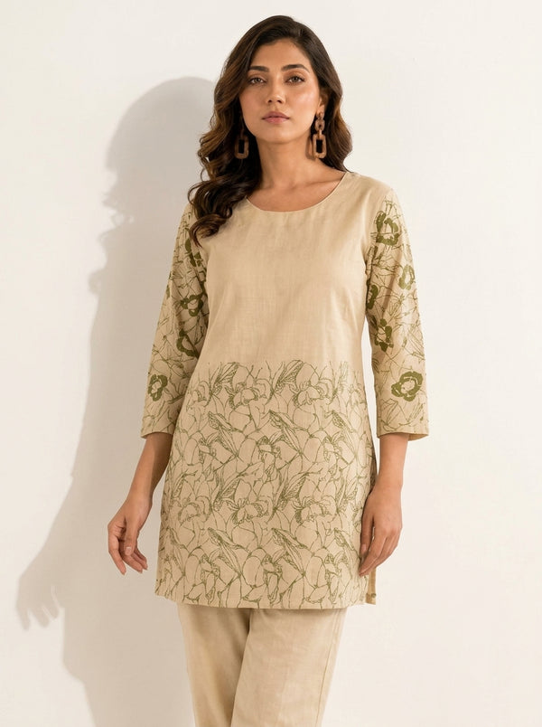 Pure White Embroidered Co-Ord Set