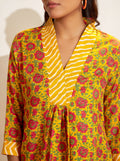 Mustard Flared Kurta Set - NIHARA (View 2)