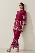 Ruby Floral Co-Ord Set - NIHARA (View 5)