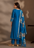 Sapphire Blue Anarkali Kurta Set