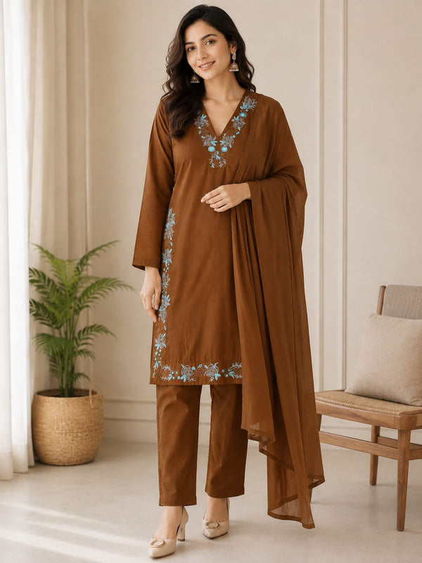 Fuchsia Mirror Kurta Set Kurta set