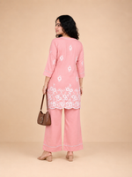 NIHARA Premium Embroidered Ethnic Wear Co-ord Set