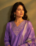 Royal Purple Kurta Set