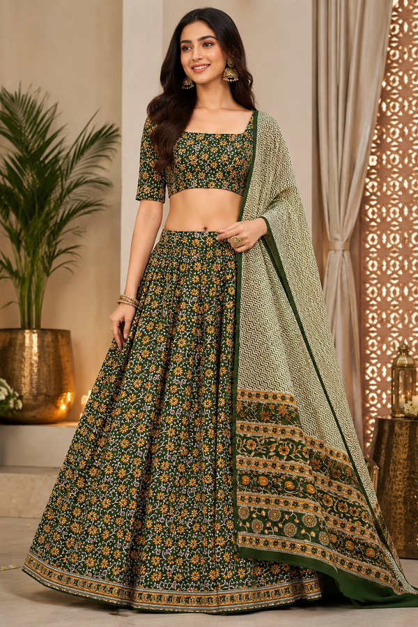 NIHARA Evergreen Lehenga set with Dupatta